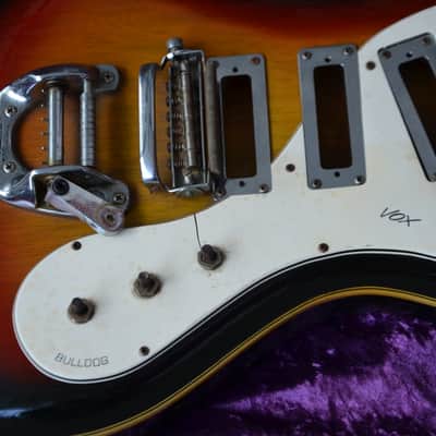 VOX Bulldog vintage electric guitar body * Rare, made in Italy ca. 1966! * Perfect for your VOX project *WORLDWIDE SHIPPING image 2