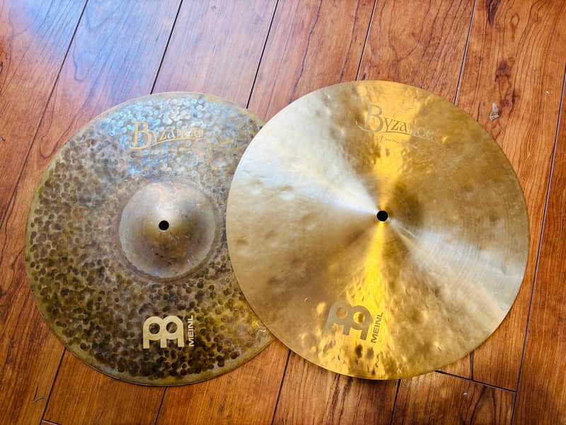 Meinl BYZANCE jazz thin 15” hi hat cymbals image 1