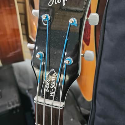 Hofner Hi Series B Bass Guitar w/ Soft Case image 3