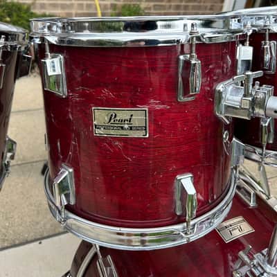 Pearl Professional DLX Series 1987 - Wine Red Lacquer image 18