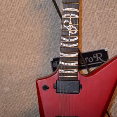 Solar Guitars E1.6 Jensen MKII Red and Black w/ Evertune 2023 image 5