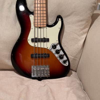 Fender American Deluxe Jazz V 2008 - Tobacco Burst image 2