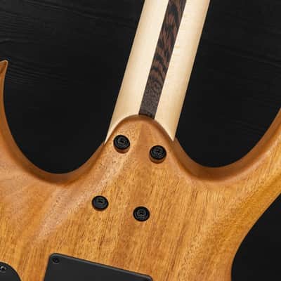 Mayones Duvell 6 4Ever Curly Poplar - Natural Fade Black Burst image 12