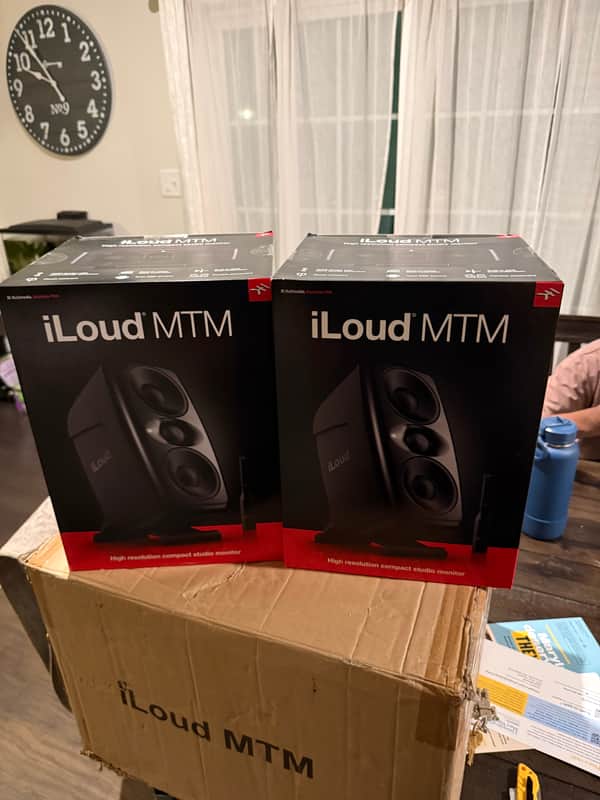 IK Multimedia iLoud MTM 2-Way Active Studio Monitors (Pair) 2010s - Black image 1