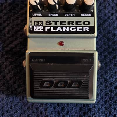 DOD FX75C Stereo Flanger 1990s - Green image 1