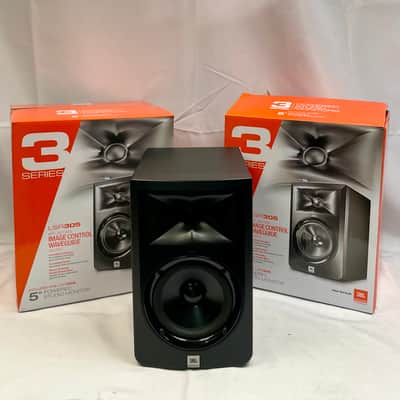 JBL LSR305 2-Way Active Studio Monitors (Pair) 2010s - Black image 1