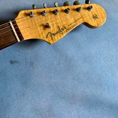 2015 Fender Custom Shop Limited Edition NAMM Show '64 Stratocaster Relic, Gold Sparkle Josefina Fat 60s Pickups image 2