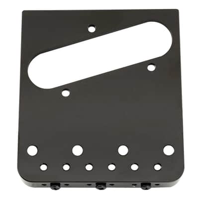 Brio Ultra-Light Aluminum Telecaster Bridge with Compensated Brass Saddles – Vintage 3-Saddle Ashtray Style image 3