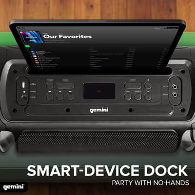 Gemini Sound GSYS-4000 Bluetooth LED Party Light Stereo System image 5