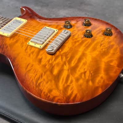 PRS Singlecut 20th Anniversary Artist 10 Top BIRDS IN FLIGHT 2006 AAA Amber Quilt USA American Single Cut Paul Reed Smith Guitar image 4