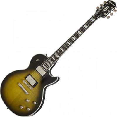 Epiphone Les Paul Prophecy Electric Guitar - Olive Tiger Aged Gloss image 1