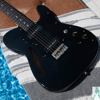 Fender Japan Parts Caster - Mojo Master - '72 Thinline Neck - w Premium Ash Body & Gibson P-90'sm - Pro Set Up w Perfect Frets/Action/Intonation! image 12