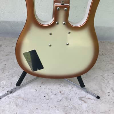 Rare Jerry Jones Guitarlin Danelectro 1990's - Copperburst image 6