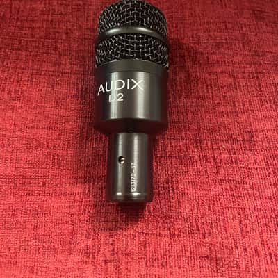 (Mint) Audix D2 Hypercardioid Dynamic Drum / Instrument Microphone 2010s - Black image 1