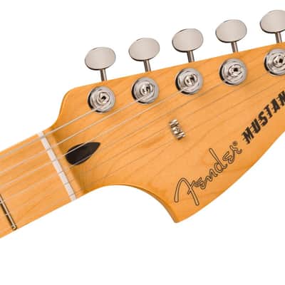 Fender Player II Mustang Electric Guitar, Maple Fingerboard, Hialeah Yellow image 5