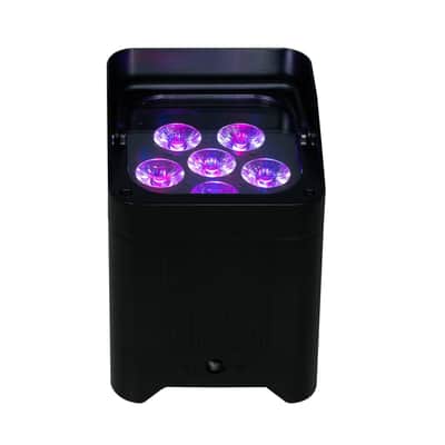 PSG Audio BP-6X18-B - 6x18W (108W) RGBWA+UV Wireless Battery Powered Par Light (Black) image 3