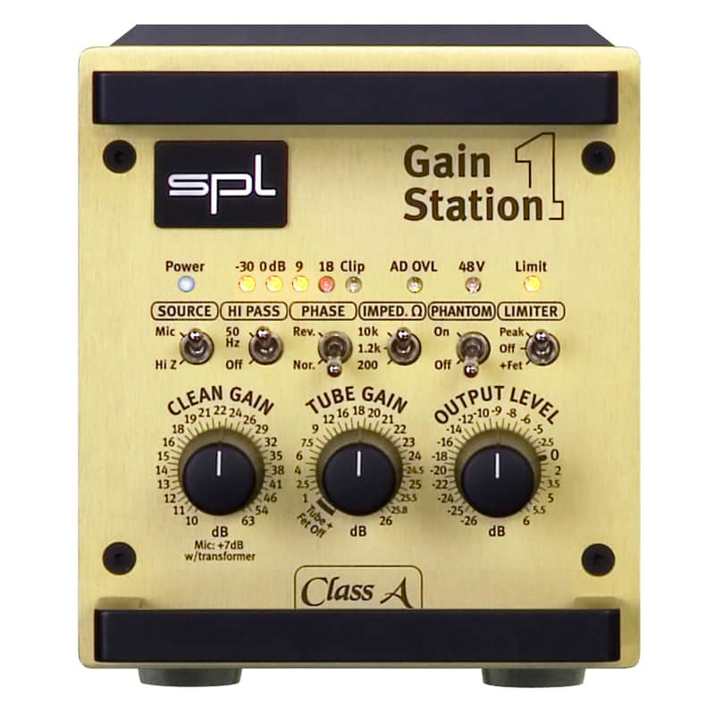 SPL 2272 Gainstation 1 Tube Microphone Preamp With AD Converter image 1
