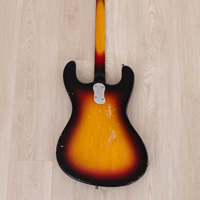 1965 Mosrite Ventures Model Vintage Short Scale Bass Sunburst image 3
