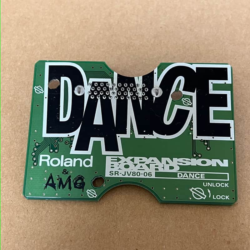 Roland SR-JV80-06 Dance Expansion Board 1990s - Green image 1