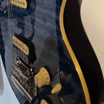 Sterling AX3 SUB Blue Quilted Maple--Axis 2010s - Trans Blue image 10