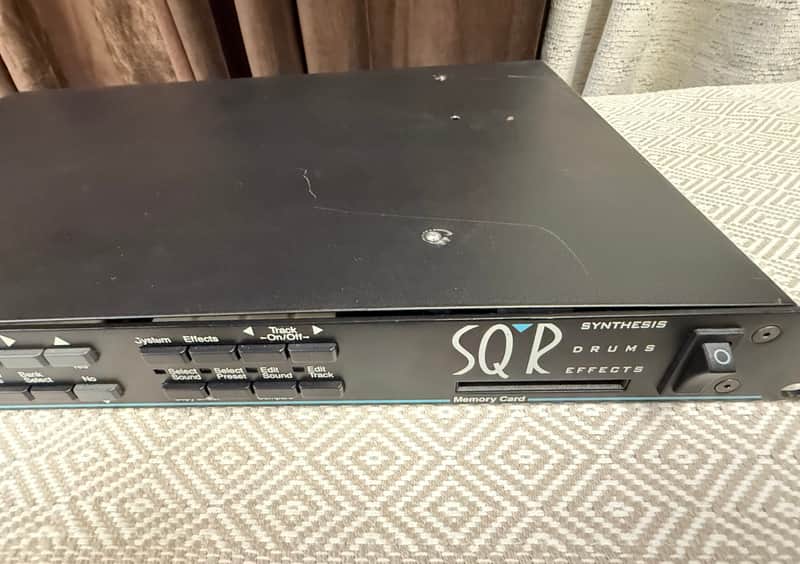Ensoniq SQ-R Plus Rackmount Digital Synthesizer 1990s - Black image 1