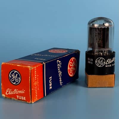 1961 General Electric 6SN7GT Vintage Grey Plate Vacuum Tube! Tests Good! T571 image 1