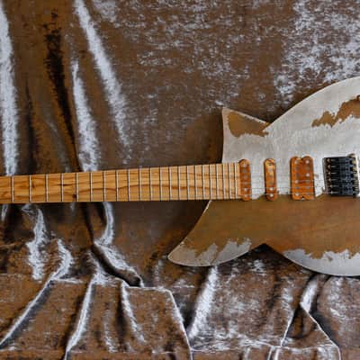 Build to order GB Liuteria Boutique Plié 6 string silver leaf relic edition image 24