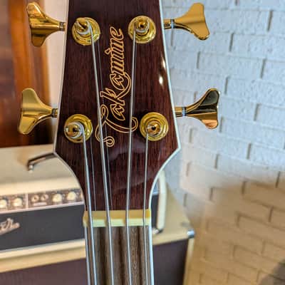 Takamine GB72CE-BSB Acoustic/Electric Bass Guitar - Gloss Brown Sunburst (B-Stock) imagen 5