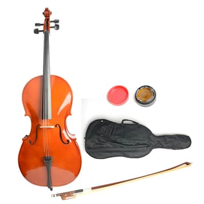 Cxxss 4/4 Retro Style Cello Case Bow Rosin image 1