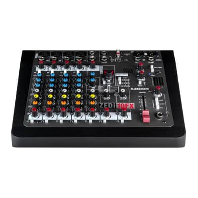Allen & Heath ZEDi-10FX Hybrid Compact Mixer / USB Interface with FX XLR Main Outputs 3-Band EQ and Low Cut Filter image 2