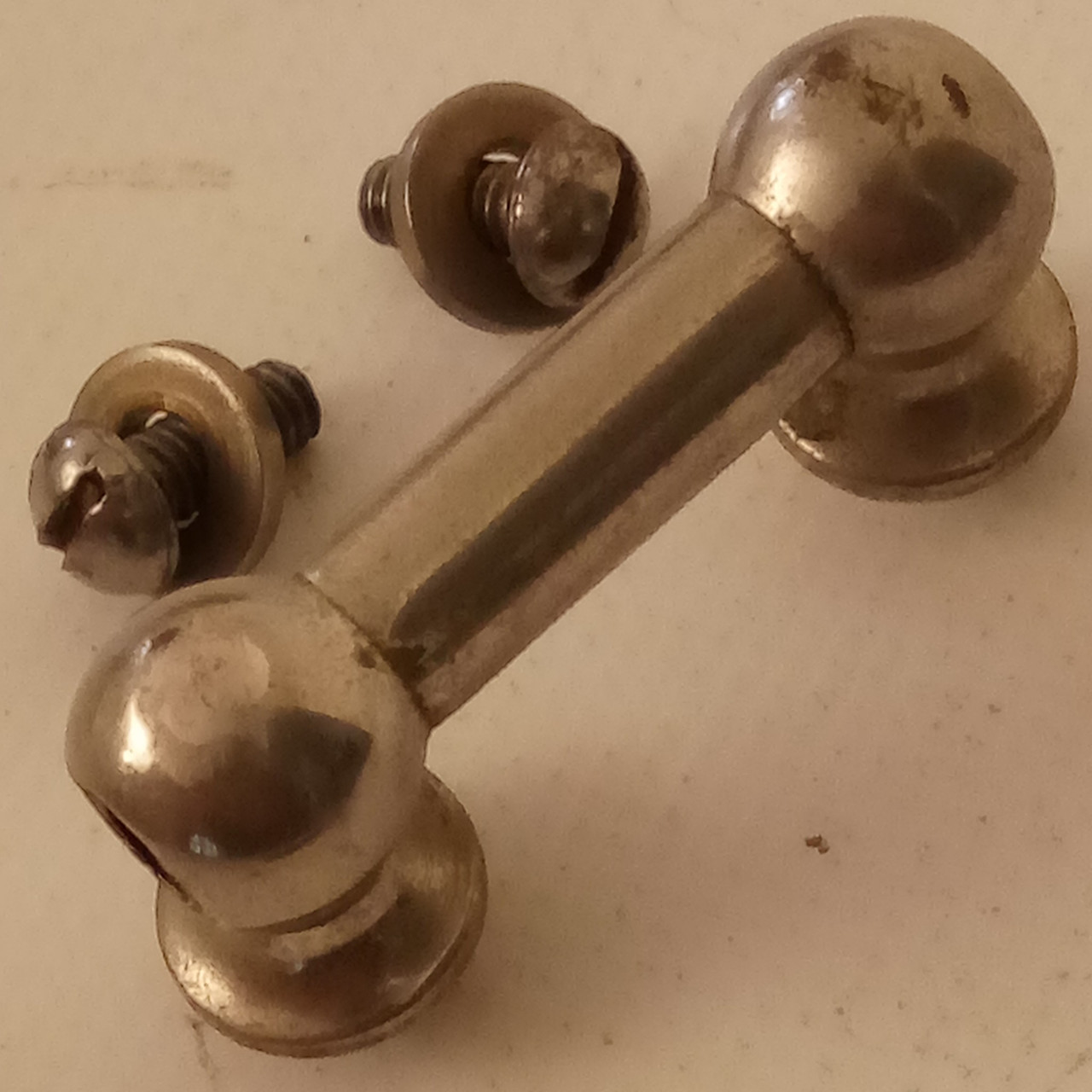 Ludwig Tube Lug 1 1/4" Nickel Snare Drum for 14x4" Deep Dance Model Vintage 20s — main photograph