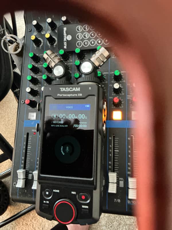 TASCAM Portacapture X8 Portable Digital Recorder with USB Audio Interface 2021 - Present - Black image 1