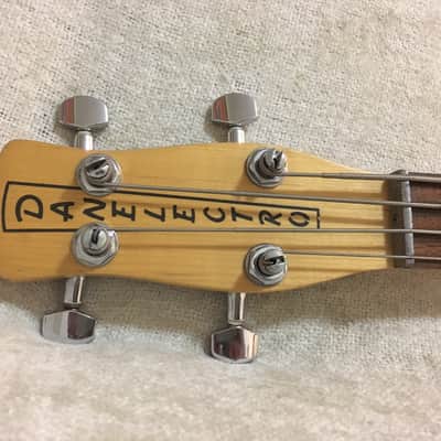 Danelectro Left Hand Lefty DC-2 Bass 1999 Korea Silver Sparkle image 3