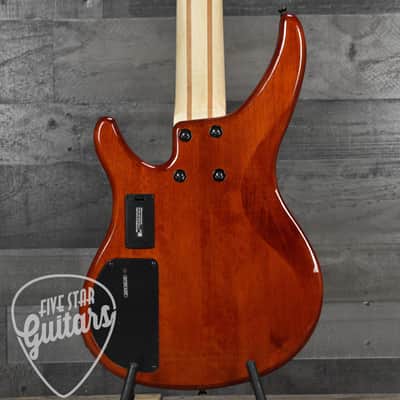 Yamaha TRBX605FM 5-String Bass Guitar - Caramel Brown image 2