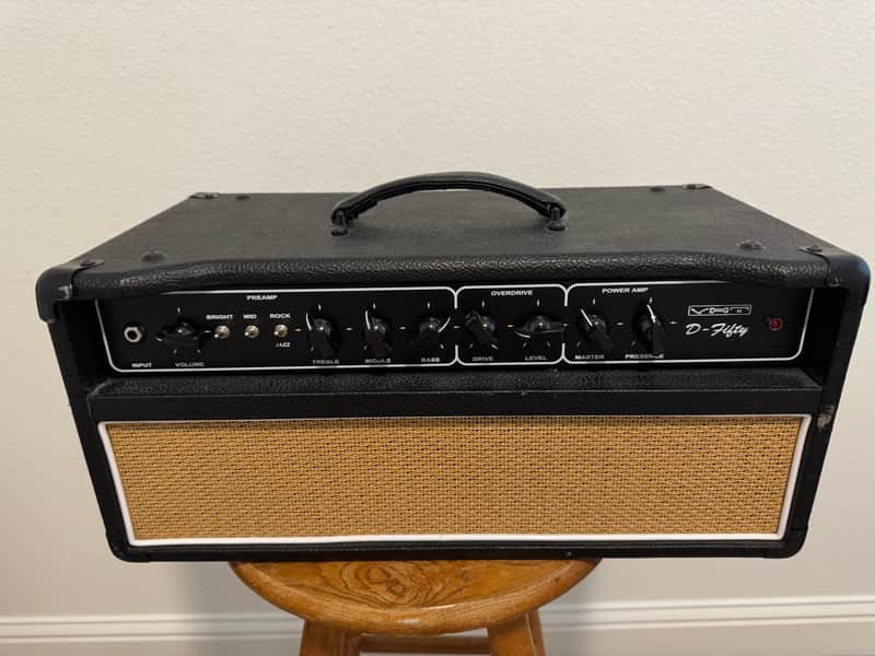 VHT D-50H 50-Watt Guitar Amp Head 2020 - Black image 1