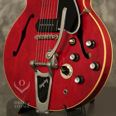 1961 Gibson ES-330 Cherry RARE original STEREO Varitone image 6