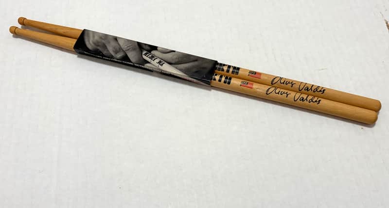 Vic Firth American Classic 7A Wood Tip Drumsticks (Olivo Valdés Imprint) image 1