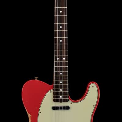 Fender Custom Shop 1964 Telecaster Relic (2024) - Aged Fiesta Red #78621 with Original Hard Case image 5