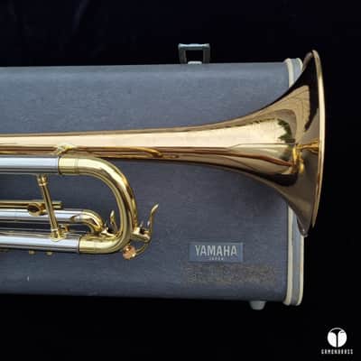 First Yamaha YTR-1 Lacquered Brass made in Japan,designed by Schilke gamonbrass image 3