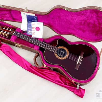 1993 Gibson Chet Atkins CE Classical Wine Red Cutaway Acoustic Electric Nylon String Guitar w/ Case & Tags, Yamano image 19