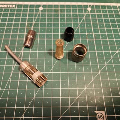 1950s Original Pair of Connectors for Neumann KM56 Tube Microphones image 5