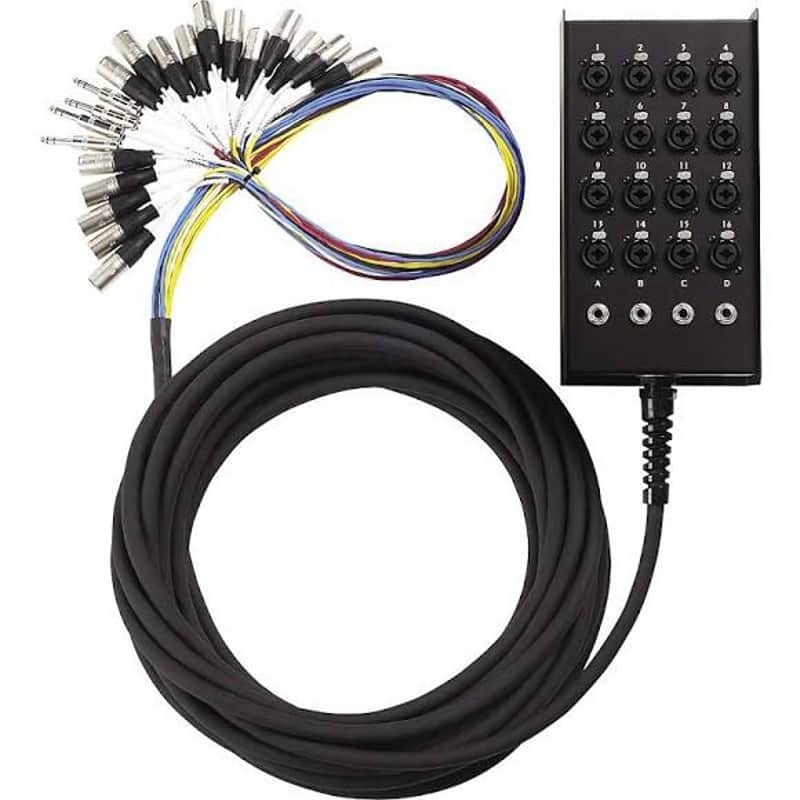 Livewire 50' - 16 Channel XLR - 4 Returns TRS 2007-2008 Black image 1