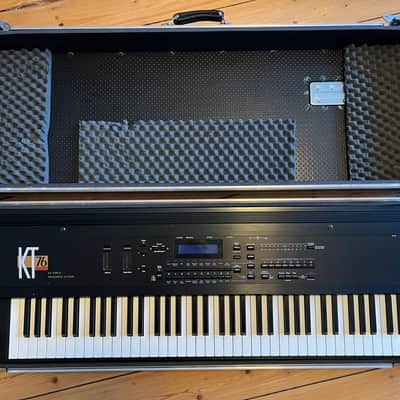 Ensoniq KT-76 64-Voice Digital Synthesizer 1992 - Black, mit Case image 5