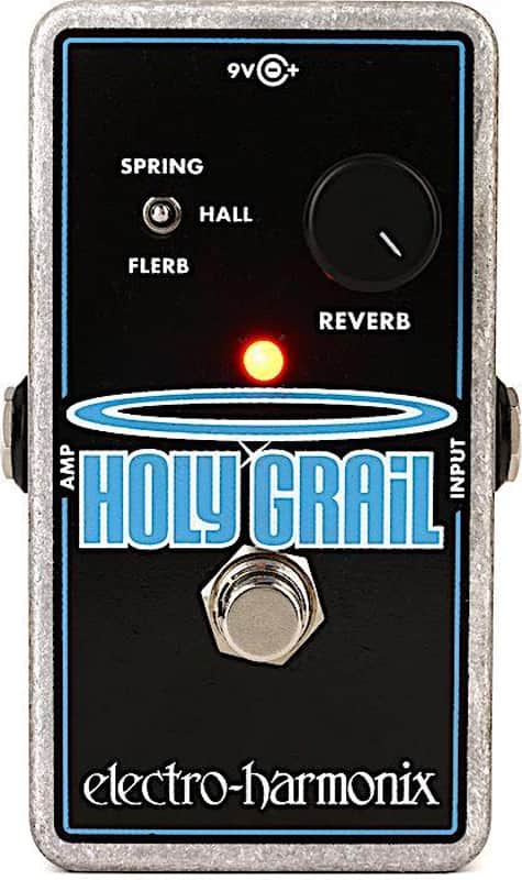 Electro-Harmonix Electro-Harmonix Holy Grail Nano Reverb Guitar Pedal - BLACK/SILVER image 1