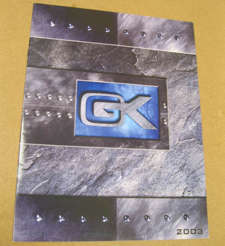 Gallien-Krueger Amplifiers Catalog 2003 image 1