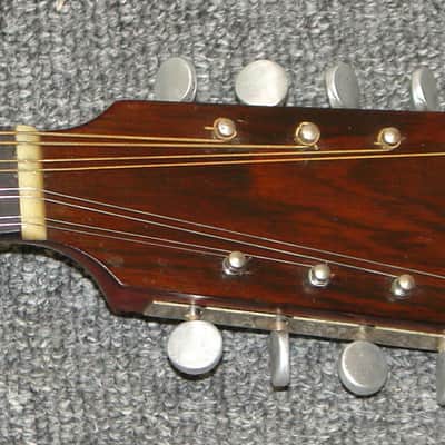 Vintage Weymann & Son Mandolute Curved-Back Mandolin Flame Maple - USA image 2