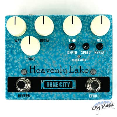 Used Tone City Heavenly Lake Delay & Reverb Guitar Effects Pedal ♫ image 1