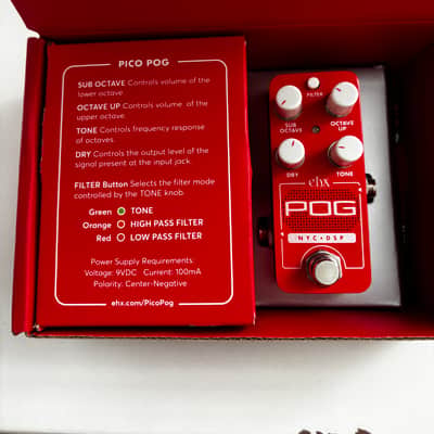 Electro-Harmonix Pico POG Polyphonic Octave Generator 2023 - Present - Red image 6