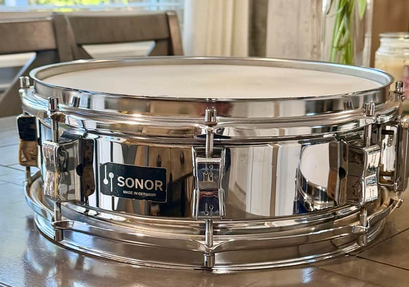 Sonor Sonor D-454 D454 Ferromanganese Snare 14”x5” Vintage 70s RARE 70s - chrome image 1