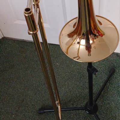bauhaus Tenor trombone dual bore BT-501-D 2000's - Clear lacquer image 2